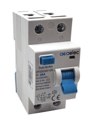 RCCB 2X40A 300mA 2M AC-Type