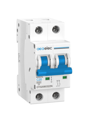 MCB 2P C20 6KA 2M