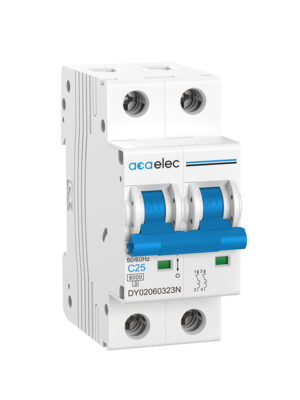 MCB 2P C25 6KA 2M