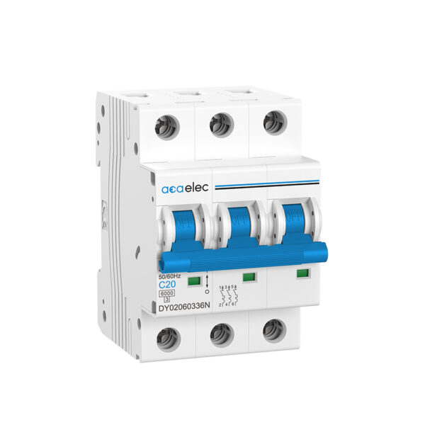 MCB 3P C20 6KA 3M