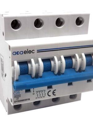 MCB 4P C25 6KA 4M