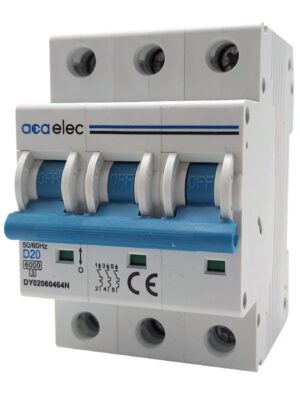 MCB 3P D20 6KA 3M