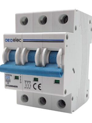 MCB 3P D25 6KA 3M