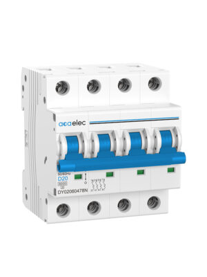 MCB 4P D20 6kA 4M