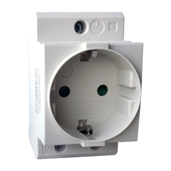 DIN RAIL SOCKET Schuko-2P+E 16A  2,5M