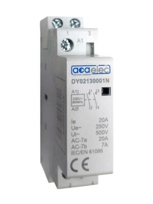 CONTACTOR 20A 2NO 230V 1M