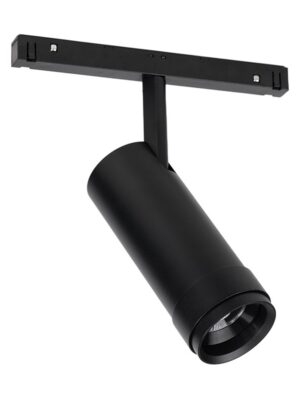ΦΩΤΙΣΤΙΚΟ ΡΑΓΑΣ ΜΑΥΡΟ Μ+C365:C2150ΑΓΝΗΤΙΚΟ ZOOMABLE ΣΠΟΤ 48V DC 20W 3000K 1650LM MAx. 20-50° Ra90 Φ58x152mm OSRAM