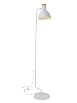 NETTO ΕΠΙΔΑΠΕΔΙΟ Φ/Σ 1ΧΕ27 ΛΕΥΚΟ ΜΕΤΑΛΛΙΚΟ+ΞΥΛΟ 30Χ28ΧΗ157CM BLASE