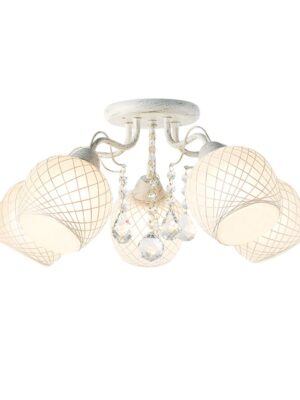 NETTO ΦΩΤΙΣΤΙΚΟ ΕΠΙΤΟΙΧΟ ΧΡΥΣΗ ΛΕΥΚΗ ΠΑΤΙΝΑ ΜΕΤΑΛΛΙΚΗ ΣΥΜΒΑΤΙΚΗ 5ΧΕ27 IP20 Φ550Χ250mm