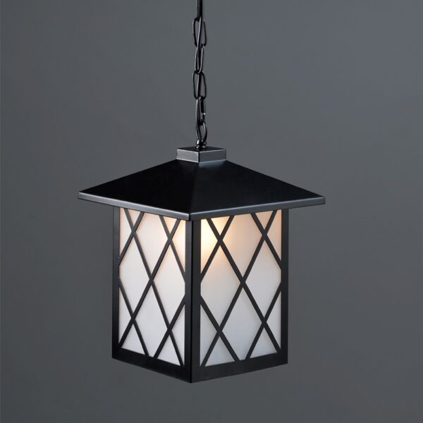 NETTO ΦΩΤΙΣΤΙΚΟ ΚΡΕΜΑΣΤΟ ΜΑΥΡΟ ΜΑΤ ΜΕΤΑΛΛΙΚΟ ΣΥΜΒΑΤΙΚΟ 1ΧΕ27 IP20 250Χ250Χ1300mm