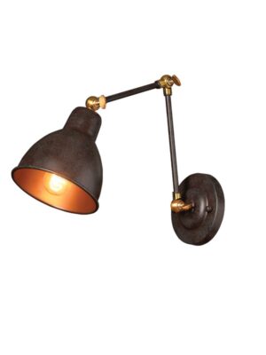 ΕΠΙΤΟΙΧΟ Φ/Σ 1ΧΕ27 ΜΕΤΑΛΛΙΚΟ ΣΚΟΥΡΙΑ ΒΡΑΧΙΟΝΑΣ Φ15Χ39CM THALASSA