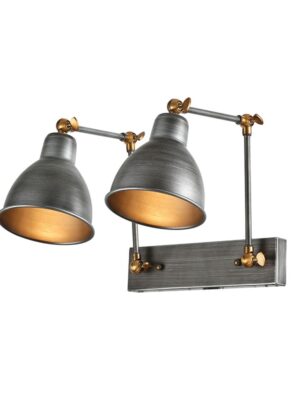 NETTO ΦΩΤΙΣΤΙΚΟ ΕΠΙΤΟΙΧΟ ΜΑΥΡΟ ΜΕΤΑΛΛΙΚΟ ΣΥΜΒΑΤΙΚΟ 2ΧΕ27 IP20 360Χ70mm