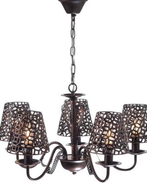 NETTO ΦΩΤΙΣΤΙΚΟ ΚΡΕΜΑΣΤΗ ΧΑΛΚΙΝΟ ΜΕΤΑΛΛΙΚΟ ΣΥΜΒΑΤΙΚΟ 5ΧΕ14 IP20 Φ110Χ700mm