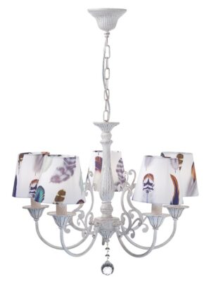 NETTO ΦΩΤΙΣΤΙΚΟ ΚΡΕΜΑΣΤΟ ΠΟΡΦΥΡΗ ΛΕΥΚΗ ΠΑΤΙΝΑ ΜΕΤΑΛΛΙΚΗ ΣΥΜΒΑΤΙΚΗ 5ΧΕ14 IP20 Φ600Χ930mm