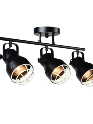 NETTO ΦΩΤΙΣΤΙΚΟ ΚΡΕΜΑΣΤΟ ΜΑΥΡΟ ΜΑΤ ΜΕΤΑΛΛΙΚΟ ΣΥΜΒΑΤΙΚΟ 3ΧΕ27 IP20 500Χ290mm