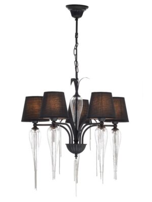 NETTO ΦΩΤΙΣΤΙΚΟ ΚΡΕΜΑΣΤΗ ΜΑΥΡΟ ΜΑΤ ΜΕΤΑΛΛΙΚΟ ΣΥΜΒΑΤΙΚΟ 5ΧΕ14 IP20 Φ610Χ1020mm