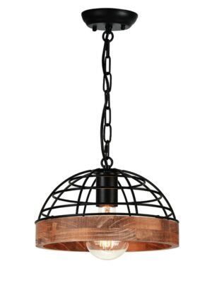 NETTO ΦΩΤΙΣΤΙΚΟ ΚΡΕΜΑΣΤΟ ΜΑΥΡΟ ΜΕΤΑΛΛΙΚΟ ΣΥΜΒΑΤΙΚΟ 1ΧΕ27 IP20 Φ260mm