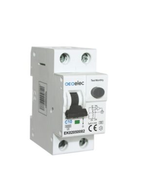 ΗΛΕΚΤΡΟΜΑΓΝΗΤΙΚΟΣ ΔΙΑΚΟΠΤΗΣ  ΔΙΑΡΡΟΗΣ RCBO 1P+N C10 30mА AC TYPE 6kA 2M