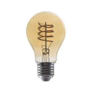 FILAMENT LED ΚΕΧΡΙΜΠΑΡΙ  ΣΠΙΡΑΛ DIM A60 4W 1800K 230V AC 270LM RA80 30000HRS 360° 1xE27