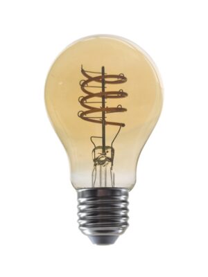 FILAMENT LED ΚΕΧΡΙΜΠΑΡΙ  ΣΠΙΡΑΛ DIM A60 4W 1800K 230V AC 270LM RA80 30000HRS 360° 1xE27