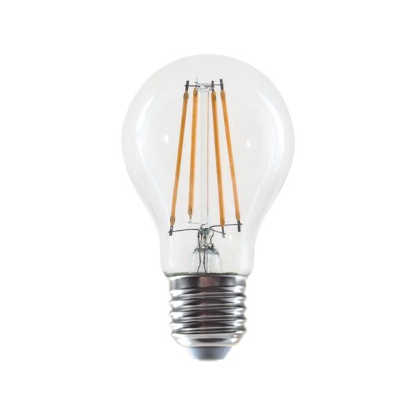 FILAMENT LED A60 8W 6500K 230V AC 1040LM RA80 30000HRS 360° 1xE27 1xE27