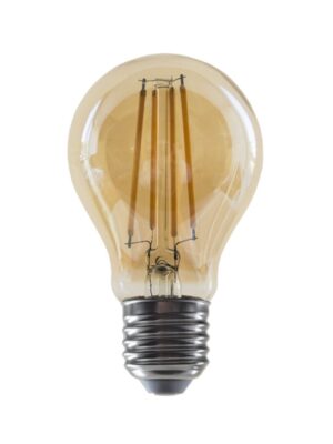 FILAMENT LED ΚΕΧΡΙΜΠΑΡΙ DIM A60 8W 2700K 230V AC 900LM RA80 30000HRS 360° 1xE27