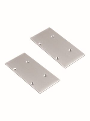 ΣΕΤ ΜΕΤΑΛΛΙΚΕΣ ΤΑΠΕΣ 2 ΤΕΜΑΧΙΑ ΧΩΡΙΣ ΤΡΥΠΑ