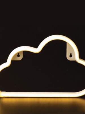 ΣΥΝΝΕΦΟ, 48 NEON LED ΛΑΜΠΑΚΙΑ ΜΕ ΜΠΑΤΑΡΙΑ (3xAA)/USB, ΘΕΡΜΟ ΛΕΥΚΟ, IP20, 29.5x2x18.5cm