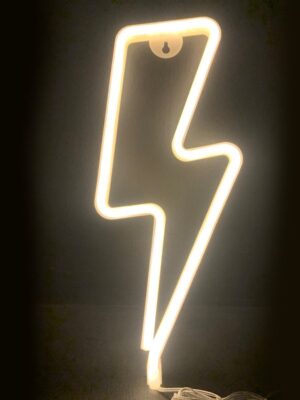 ΑΣΤΡΑΠΗ, 98 NEON LED ΛΑΜΠΑΚΙΑ ΜΕ ΜΠΑΤΑΡΙΑ (3xAA)/USB, WW, IP20, 34x2x13cm