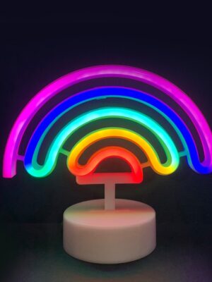 ΟΥΡΑΝΙΟ ΤΟΞΟ, 66 NEON LED ΛΑΜΠΑΚΙΑ ΜΕ ΜΠΑΤΑΡΙΑ (3xAA)/USB, RGB, IP20, 23x10x19.5cm