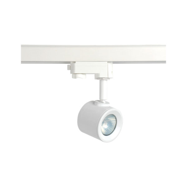 PARSCO - ΣΠΟΤ ΡΑΓΑΣ ΑΛΟΥΜΙΝΙΟ ΛΕΥΚΟ ΣΥΜΒΑΤΙΚΟ GU10 IP20 71x126.76x183mm