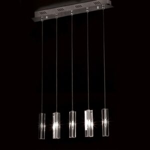 NETTO ΦΩΤΙΣΤΙΚΟ ΚΡΕΜΑΣΤΟ ΧΡΩΜΙΟ ΜΕΤΑΛΛΙΚΟ ΣΥΜΒΑΤΙΚΟ 5ΧG4 IP20 600Χ1200mm