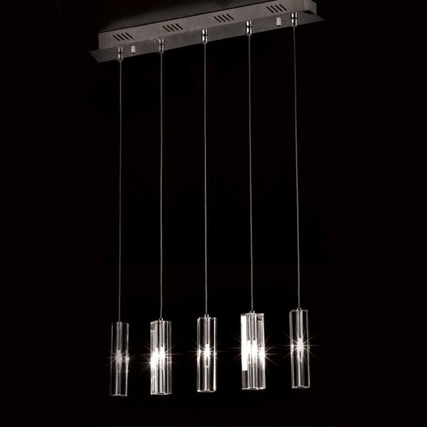 NETTO ΦΩΤΙΣΤΙΚΟ ΚΡΕΜΑΣΤΟ ΧΡΩΜΙΟ ΜΕΤΑΛΛΙΚΟ ΣΥΜΒΑΤΙΚΟ 5ΧG4 IP20 600Χ1200mm