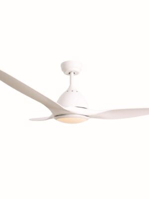 ΑΝΕΜΙΣΤΗΡΑΣ ΟΡΟΦΗΣ ΜΕ ΦΩΣ DIM ΛΕΥΚΟΣ ΜΕ 3 ΠΤΕΡΥΓΙΑ ABS ΤΗΛΕΧΕΙΡΙΣΤΗΡΙΟ & ΧΡΟΝΟΔΙΑΚΟΠΤΗ LED 18W CCT 2190LM  DC 40W Φ1300xΥ510mm