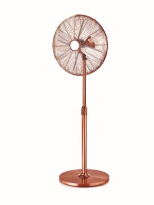 "ΑΝΕΜΙΣΤΗΡΑΣ ΜΕΤΑΛΛΙΚΟΣ ΜΕ ΟΡΘΟΣΤΑΤΗ ΧΑΛΚΙΝΟΣ ΜΕ 4  ΠΤΕΡΥΓΙΑ ΜΕΤΑΛΛΙΚΑ ΑΣΗΜΙ AC 60W Φ450mm