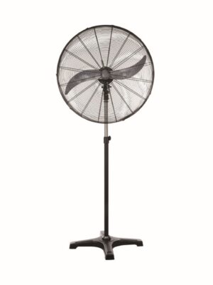 ΑΝΕΜΙΣΤΗΡΑΣ ΕΠΑΓΓΕΛΜΑΤΙΚΟΣ ΜΕ ΟΡΘΟΣΤΑΤΗ ΜΑΥΡΟΣ ΜΕ 2 ΠΤΕΡΥΓΙΑ ΜΕΤΑΛΛΙΚΑ AC 150W Φ650mm