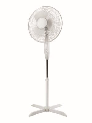 ΑΝΕΜΙΣΤΗΡΑΣ ΜΕ ΟΡΘΟΣΤΑΤΗ ΛΕΥΚΟΣ ΜΕ 3 ΠΤΕΡΥΓΙΑ ΜΕΤΑΛΛΙΚΑ AC 55W Φ450mm