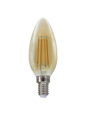 FILAMENT LED ΚΕΧΡΙΜΠΑΡΙ STEP-DIM C35 4W ΚΕΧΡΙΜΠΑΡΙ 2700K 230V AC 500LM RA80 30000HRS 360° 1xE14