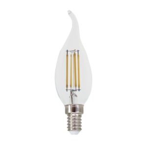 FILAMENT LED STEP-DIM C35 4W TIP 2700K 230V AC 570LM RA80 30000HRS 360° 1xE14