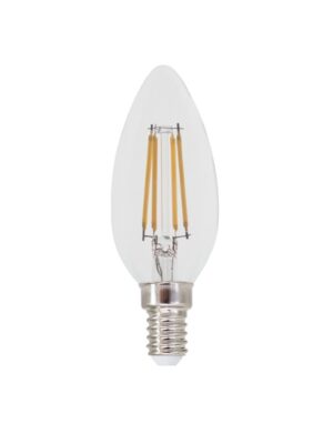 FILAMENT LED DIM C35 5W 4000K 230V AC 690LM RA80 30000HRS 360° 1xE14
