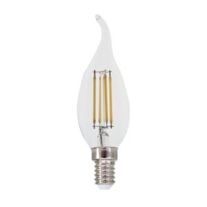 FILAMENT LED ΚΕΧΡΙΜΠΑΡΙ DIM C35 5W TIP 2700K 230V AC 680LM RA80 30000HRS 360° 1xE14