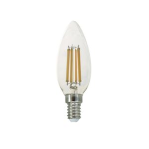FILAMENT LED C35 7W 6500K 230V AC 900LM RA80 30000HRS 360° 1xE14