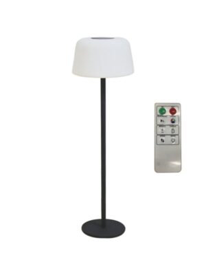 ΗΛΙΑΚΗ/ΕΠΑΝΑΦΟΡΤΙΖΟΜΕΝΗ RGBW LED ΛΑΜΠΑ ΔΑΠΕΔΟΥ D30*H15CM IP65 LiFePO4 2600mAh