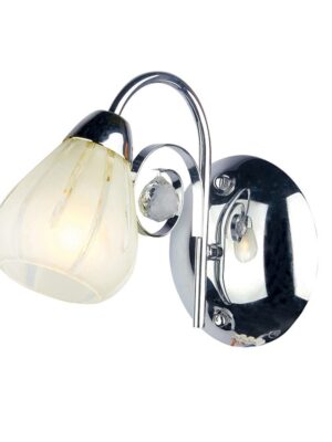 NETTO ΦΩΤΙΣΤΙΚΟ ΕΠΙΤΟΙΧΟ ΧΡΩΜΙΟ ΜΕΤΑΛΛΙΚΟ ΣΥΜΒΑΤΙΚΟ 1ΧΕ14 IP20 Φ130Χ200mm