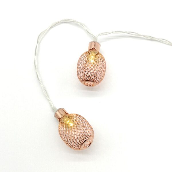 ΔΙΑΚΟΣΜΗΤΙΚΑ ΛΑΜΠΑΚΙΑ ΑΝΑΝΑ ΜΕΤΑΛΛΙΚΟ ΧΑΛΙΚΙΝΟ 10 LED ΣΕ ΣΕΙΡΑ ΘΕΡΜΟ ΛΕΥΚΟ ΜΠΑΤΑΡΙΕΣ 3xΑΑ ΜΕ ΧΡΟΝΟΔΙΑΚΟΠΤΗ 6ΟΝ/18OFF