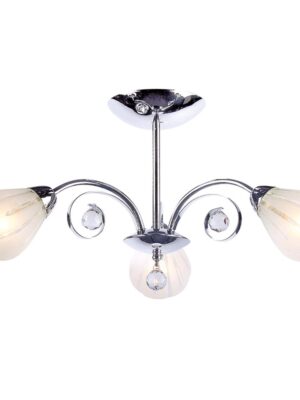 NETTO ΦΩΤΙΣΤΙΚΟ ΚΡΕΜΑΣΤΟ ΧΡΩΜΙΟ ΜΕΤΑΛΛΙΚΟ ΣΥΜΒΑΤΙΚΟ 3ΧΕ14 IP20 Φ560Χ400mm