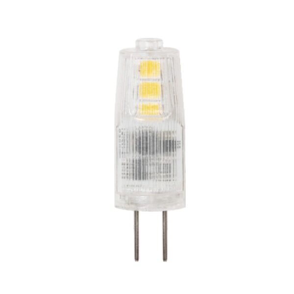 LED SMD MINI ΠΛΑΣΤΙΚΟ 1,5W 4000K 12V AC/DC 160LM RA80 30000HRS 360° 1xG4
