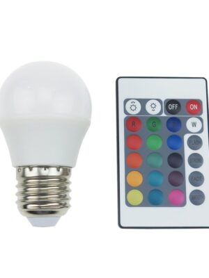 LED SMD 4W IR RGB 3000K 230V AC 300LM RA80 30000HRS 270° 1xE27