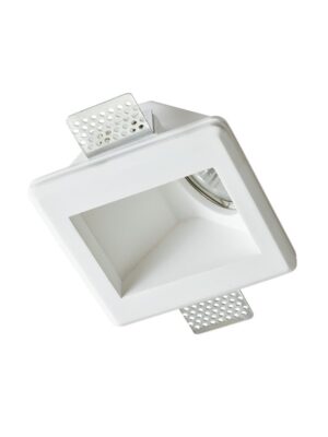 SQUARE WALL WASHER GYPSUM TRIMLESS SPOT LUMINAIRE ODEN GU10