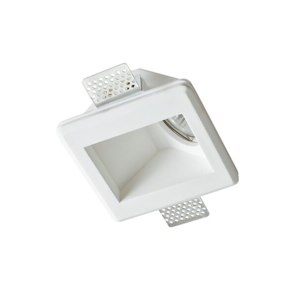 SQUARE WALL WASHER GYPSUM TRIMLESS SPOT LUMINAIRE ODEN GU10